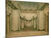 Queen Louise's Bedroom, Schloss Charlottenburg, First Design, 1809-10-Karl Friedrich Schinkel-Mounted Giclee Print