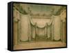 Queen Louise's Bedroom, Schloss Charlottenburg, First Design, 1809-10-Karl Friedrich Schinkel-Framed Stretched Canvas