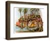 Queen - Mardi Gras Parade Float Design-null-Framed Art Print