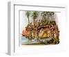 Queen - Mardi Gras Parade Float Design-null-Framed Art Print