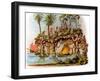 Queen - Mardi Gras Parade Float Design-null-Framed Art Print