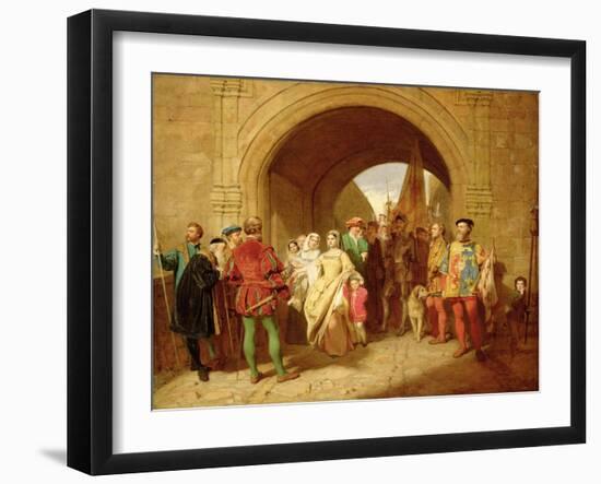 Queen Margaret's Defiance of the Scottish Parliament, 1859-John Faed-Framed Giclee Print