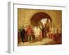 Queen Margaret's Defiance of the Scottish Parliament, 1859-John Faed-Framed Giclee Print