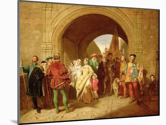 Queen Margaret's Defiance of the Scottish Parliament, 1859-John Faed-Mounted Giclee Print