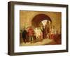 Queen Margaret's Defiance of the Scottish Parliament, 1859-John Faed-Framed Giclee Print