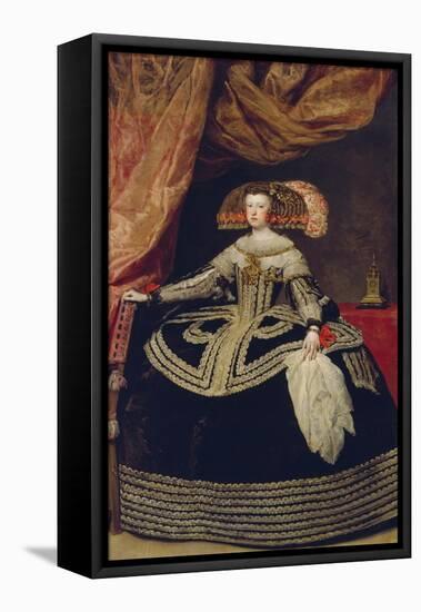 Queen Maria Anna, 1652-53-Diego Velazquez-Framed Stretched Canvas