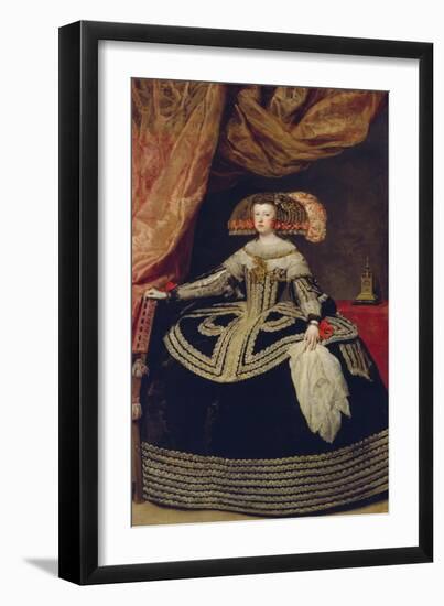 Queen Maria Anna, 1652-53-Diego Velazquez-Framed Giclee Print