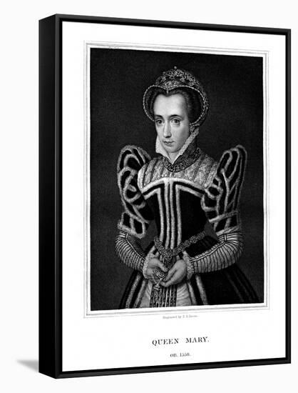 Queen Maria of Austria-TA Dean-Framed Stretched Canvas