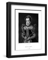 Queen Maria of Austria-TA Dean-Framed Giclee Print