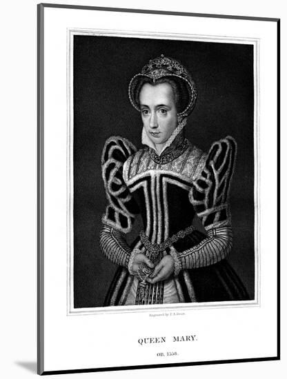 Queen Maria of Austria-TA Dean-Mounted Giclee Print