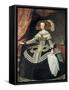 Queen Mariana of Austria-Diego Velazquez-Framed Stretched Canvas