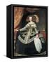 Queen Mariana of Austria-Diego Velazquez-Framed Stretched Canvas