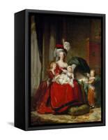 Queen Marie-Antoinette and Her Children, 1787-Elisabeth Louise Vigee-LeBrun-Framed Stretched Canvas