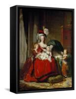 Queen Marie-Antoinette and Her Children, 1787-Elisabeth Louise Vigee-LeBrun-Framed Stretched Canvas