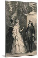 Queen Marie Antoinette and Mirabeau, C1832-Charles W Sharpe-Mounted Giclee Print