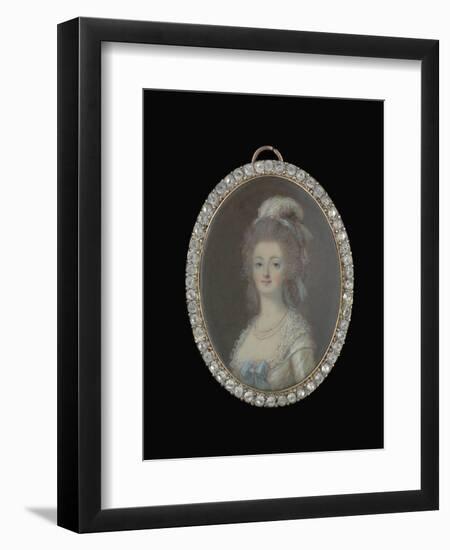 Queen Marie Antoinette, C.1790-Francois Dumont-Framed Giclee Print