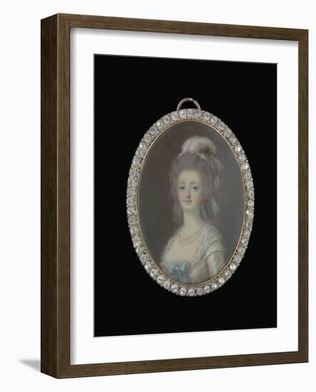 Queen Marie Antoinette, C.1790-Francois Dumont-Framed Giclee Print