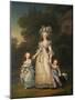 Queen Marie Antoinette of France and Two of Her Children Walking in the Park of Trianon, 1785-Adolf Ulrik Wertmüller-Mounted Giclee Print