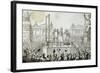 Queen Marie Antoinette to the Scaffold, 1793-null-Framed Giclee Print