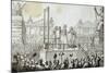 Queen Marie Antoinette to the Scaffold, 1793-null-Mounted Giclee Print