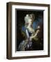 Queen Marie Antoinette with a Rose, 1783-Elisabeth Vigee Le Brun-Framed Art Print