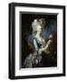 Queen Marie Antoinette with a Rose, 1783-Elisabeth Vigee Le Brun-Framed Art Print