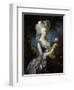 Queen Marie Antoinette with a Rose, 1783-Elisabeth Vigee Le Brun-Framed Art Print