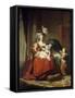 Queen Marie Antoinette with Her Children, 1787-Elisabeth Vigee Le Brun-Framed Stretched Canvas