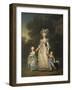Queen Marie Antoinette with her Children in the Park of Trianon, 1785-Adolf Ulrich Wertmuller-Framed Giclee Print