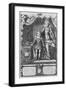 Queen Marie de Medicis and Louis XIII as a Child, Engraved by Nicolas de Mathoniere-Francois Quesnel-Framed Giclee Print