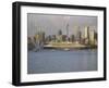 Queen Mary 2 on Maiden Voyage Arriving in Sydney Harbour, New South Wales, Australia-Mark Mawson-Framed Premium Photographic Print