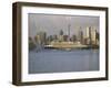 Queen Mary 2 on Maiden Voyage Arriving in Sydney Harbour, New South Wales, Australia-Mark Mawson-Framed Photographic Print