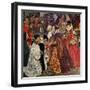 Queen Mary and Princess Elizabeth Entering London, 1553-John Byam Shaw-Framed Giclee Print