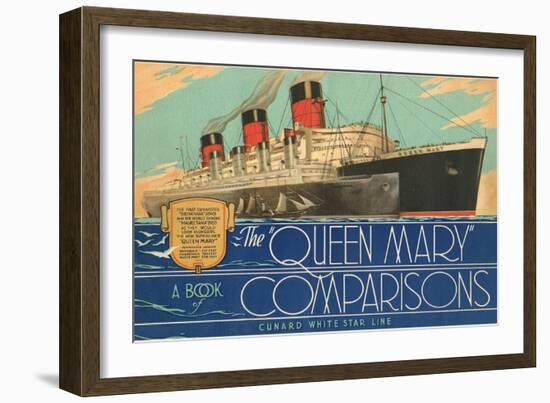 Queen Mary Book of Comparisons-null-Framed Art Print