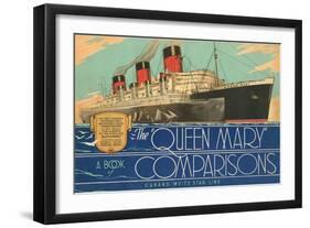 Queen Mary Book of Comparisons-null-Framed Art Print