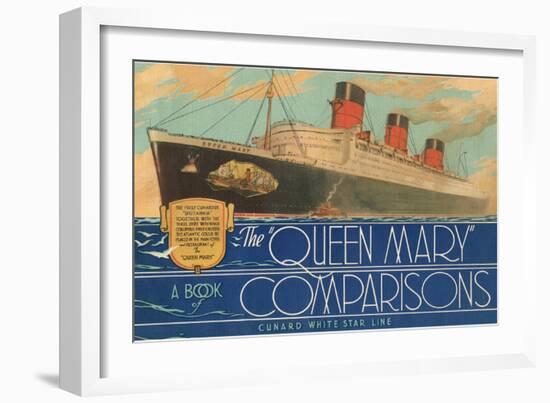 Queen Mary Book of Comparisons-null-Framed Art Print