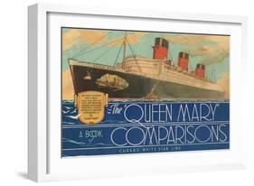 Queen Mary Book of Comparisons-null-Framed Art Print