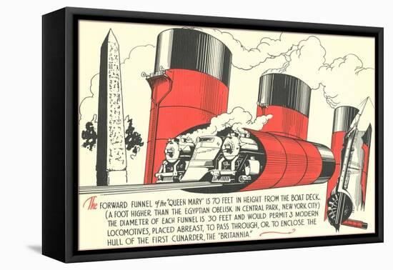 Queen Mary Funnel Size-null-Framed Stretched Canvas