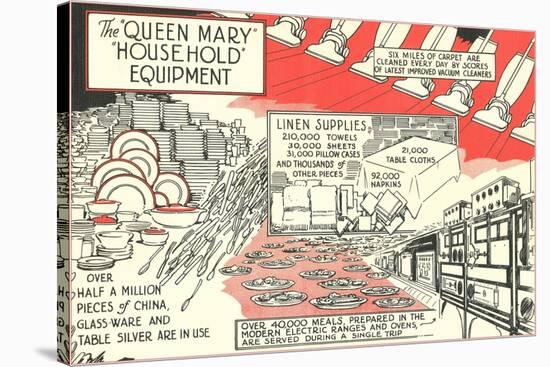 Queen Mary Household Equipment-null-Stretched Canvas