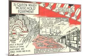 Queen Mary Household Equipment-null-Mounted Premium Giclee Print