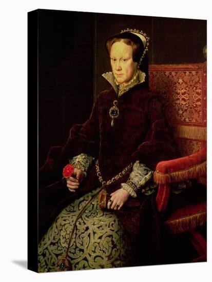 Queen Mary I (1516-58) 1554-Antonis Mor-Stretched Canvas