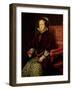 Queen Mary I (1516-58) 1554-Antonis Mor-Framed Giclee Print