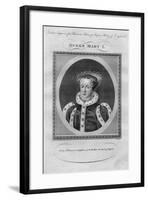 Queen Mary I, 1780s-null-Framed Giclee Print