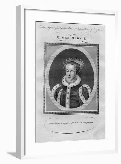 Queen Mary I, 1780s-null-Framed Giclee Print