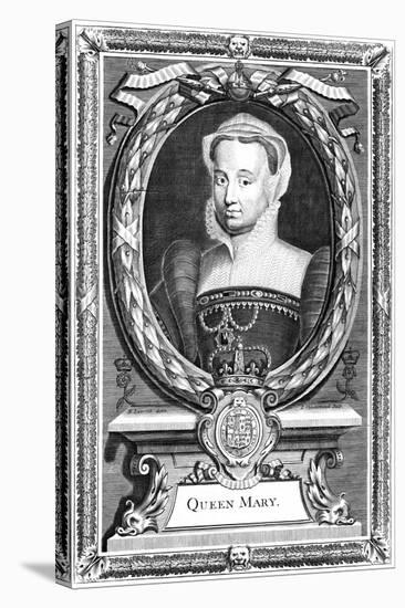 Queen Mary I of England, 19th Century-P Vanderbanck-Stretched Canvas