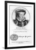 Queen Mary I of England-Antonis Mor-Framed Giclee Print