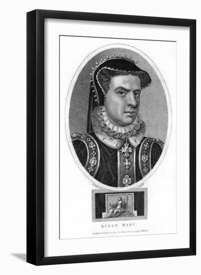 Queen Mary I of England-J Chapman-Framed Giclee Print