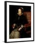 Queen Mary I Tudor of England or Bloody Mary, 1516-58-Antonis Mor-Framed Giclee Print