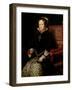 Queen Mary I Tudor of England or Bloody Mary, 1516-58-Antonis Mor-Framed Giclee Print