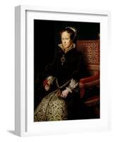 Queen Mary I Tudor of England or Bloody Mary, 1516-58-Antonis Mor-Framed Giclee Print